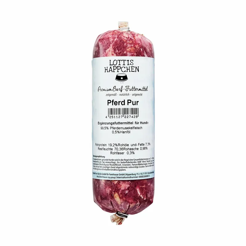 Sparpaket 5 x 250 g LOTTIS HÄPPCHEN Pferd pur Nur Für Kurze Zeit
